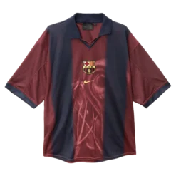 Alternative view of CJ X NIKE X FC BARCELONA RETRO 2000/01 HOME SKELETON JERSEY