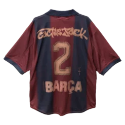 CJ X NIKE X FC BARCELONA RETRO 2000/01 HOME SKELETON JERSEY