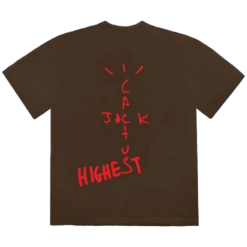 JORDAN CACTUS JACK HIGHEST T SHIRT BROWN