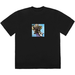 Alternative view of PORTRAIT OF TRAVIS T-SHIRT BLACK