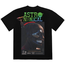 TRAVIS SCOTT SICKO EVENT II T-SHIRT BLACK
