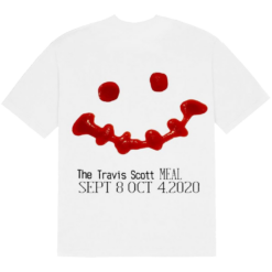 TRAVIS SCOTT X CPFM 4 CJ KETCHUP T-SHIRT WHITE