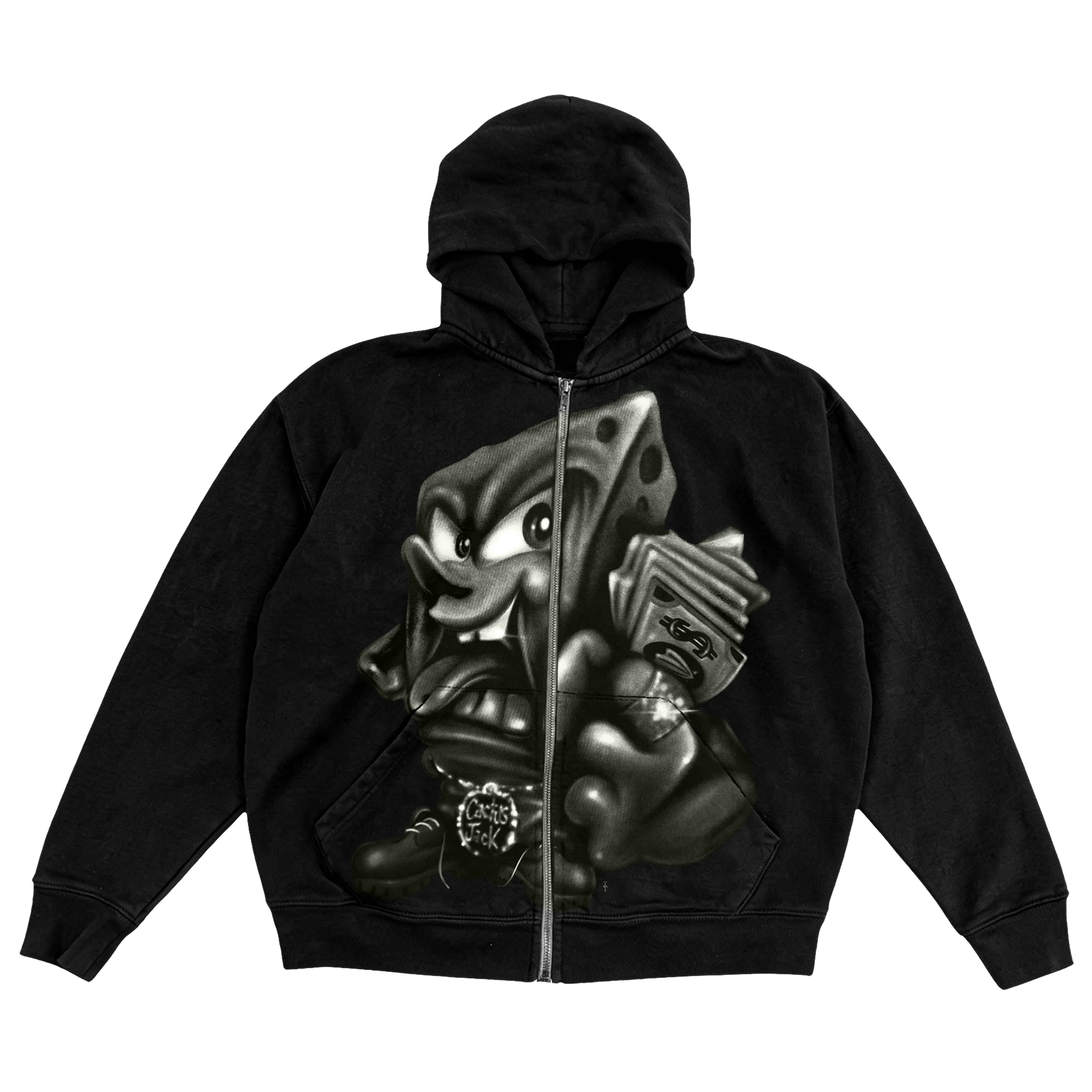 CJ X SPONGEBOB LEGAL TENDER ZIP HOODIE